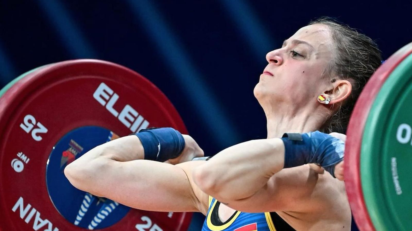 Marta Rincón en el 2024 IWF World Championships. FOTO: International Weightlifting Federation