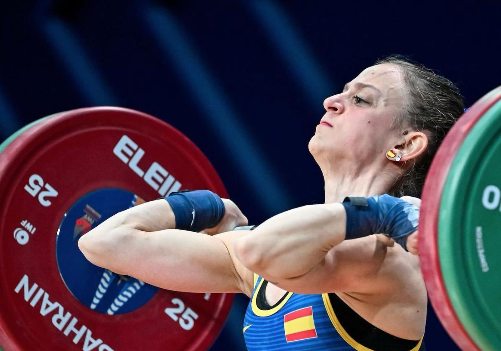 Marta Rincón en el 2024 IWF World Championships. FOTO: International Weightlifting Federation Marta Rincón en el 2024 IWF World Championships. FOTO: International Weightlifting Federation