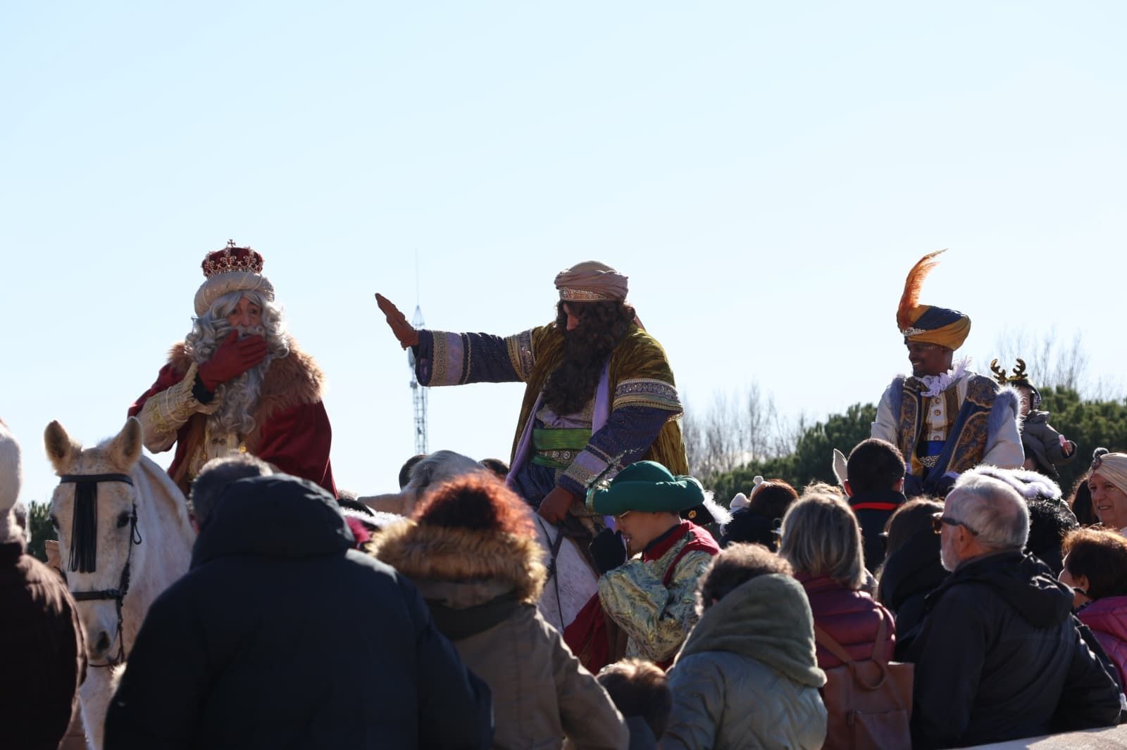 Los Reyes Magos, en el Puente de Piedra