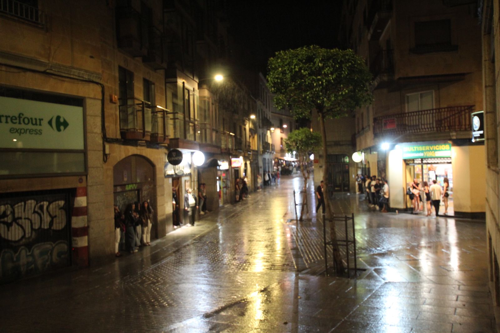 Salamanca de noche, sabado 23 de mayo