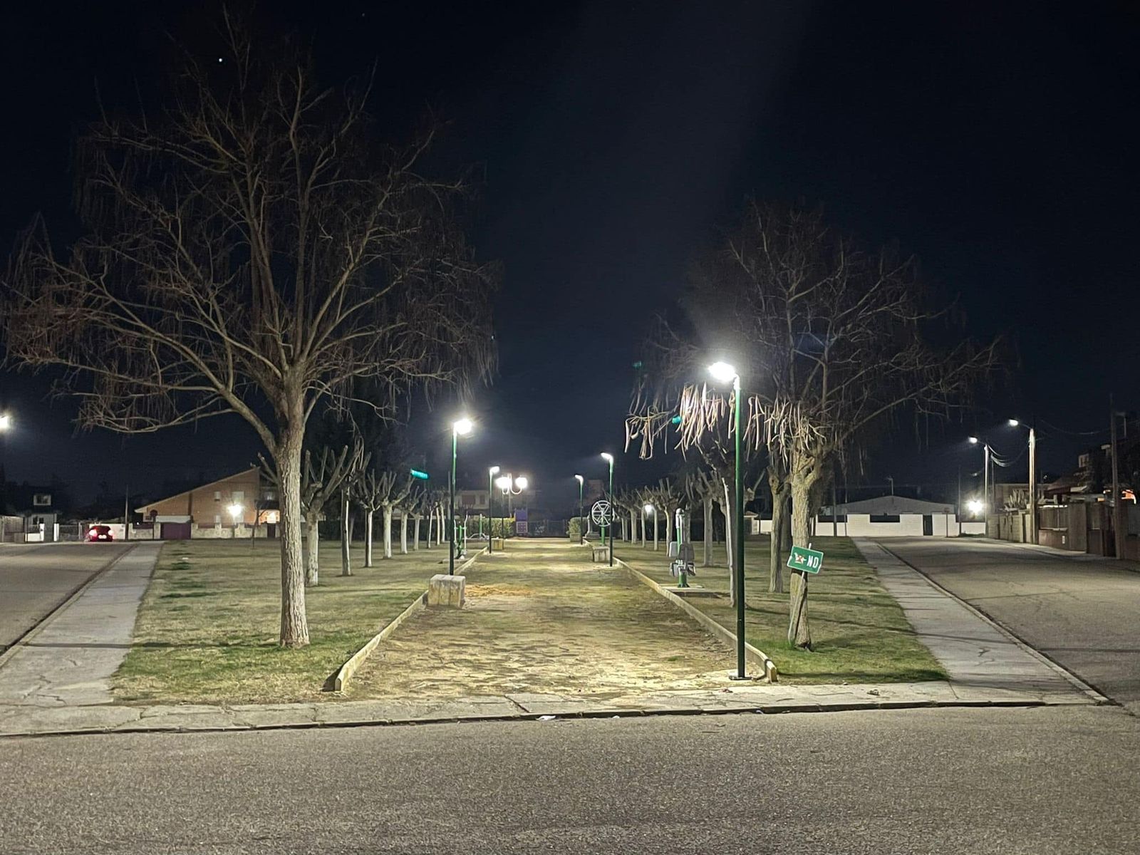 Iluminación LED en Morales del Vino