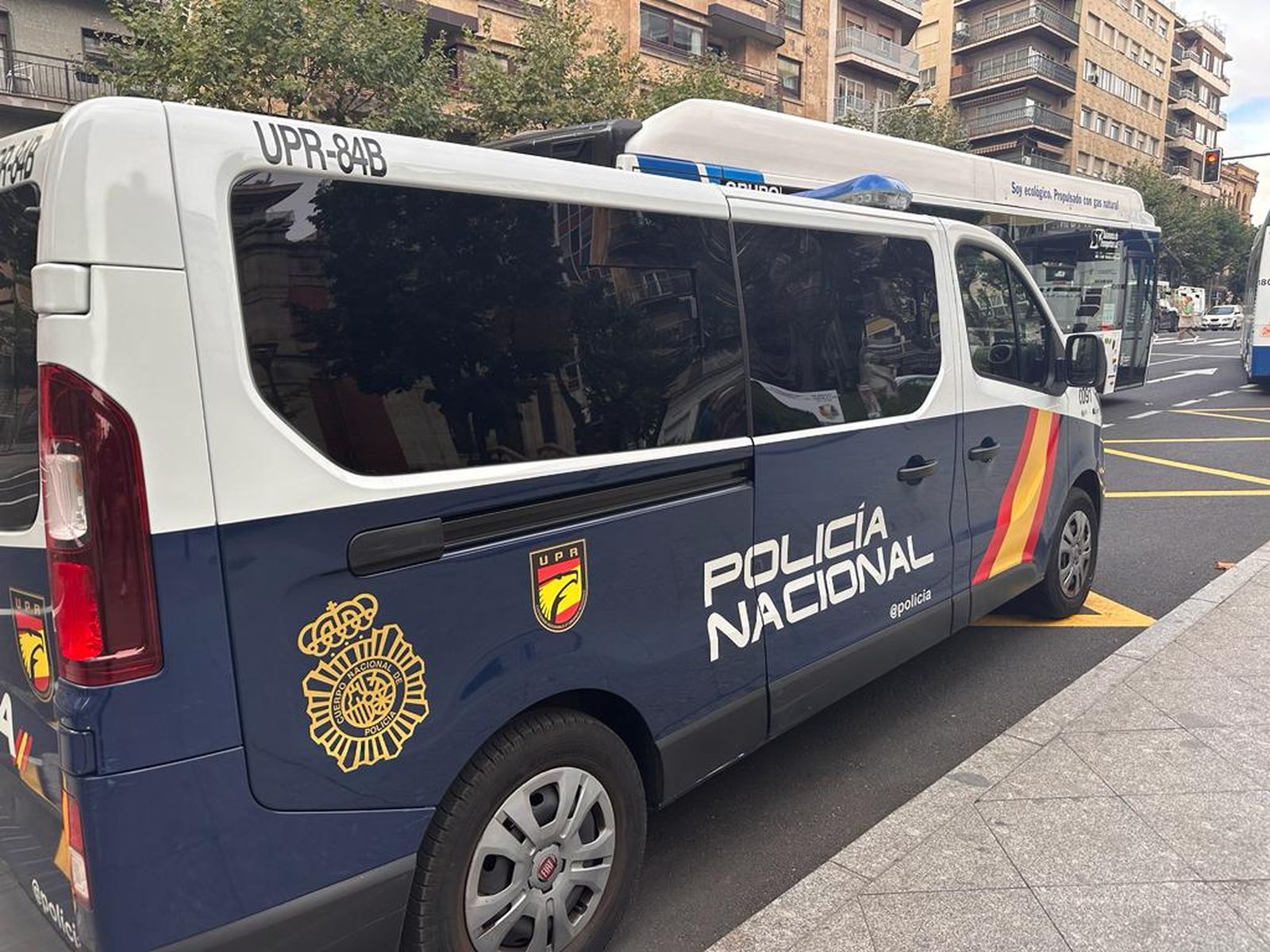 Furgón de la Policía Nacional. Fotografía de archivo