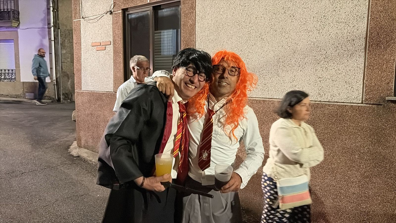 Desfile de carrozas en Pereña