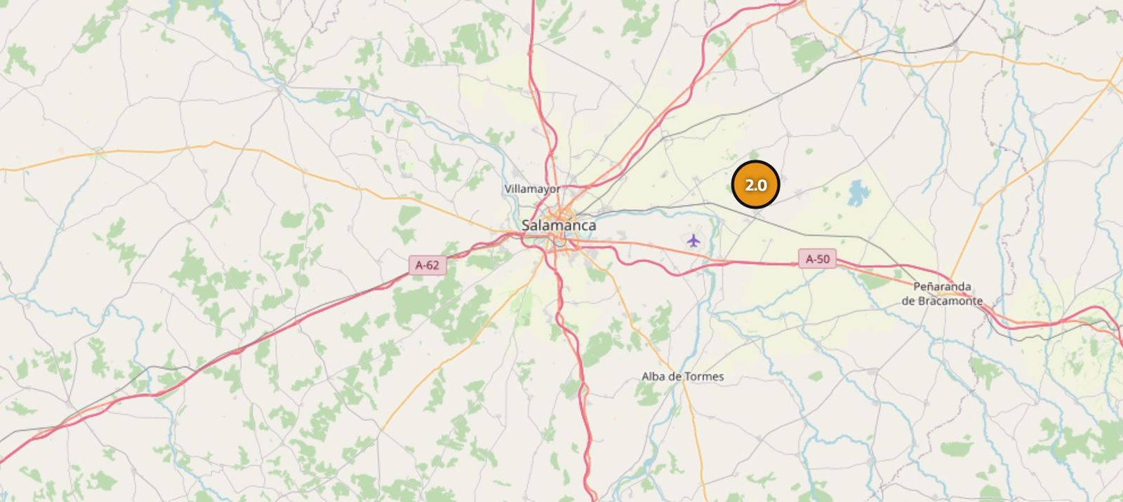 Cabezabellosa de la Calzada, escenario de un terremoto de magnitud 2.0 este domingo