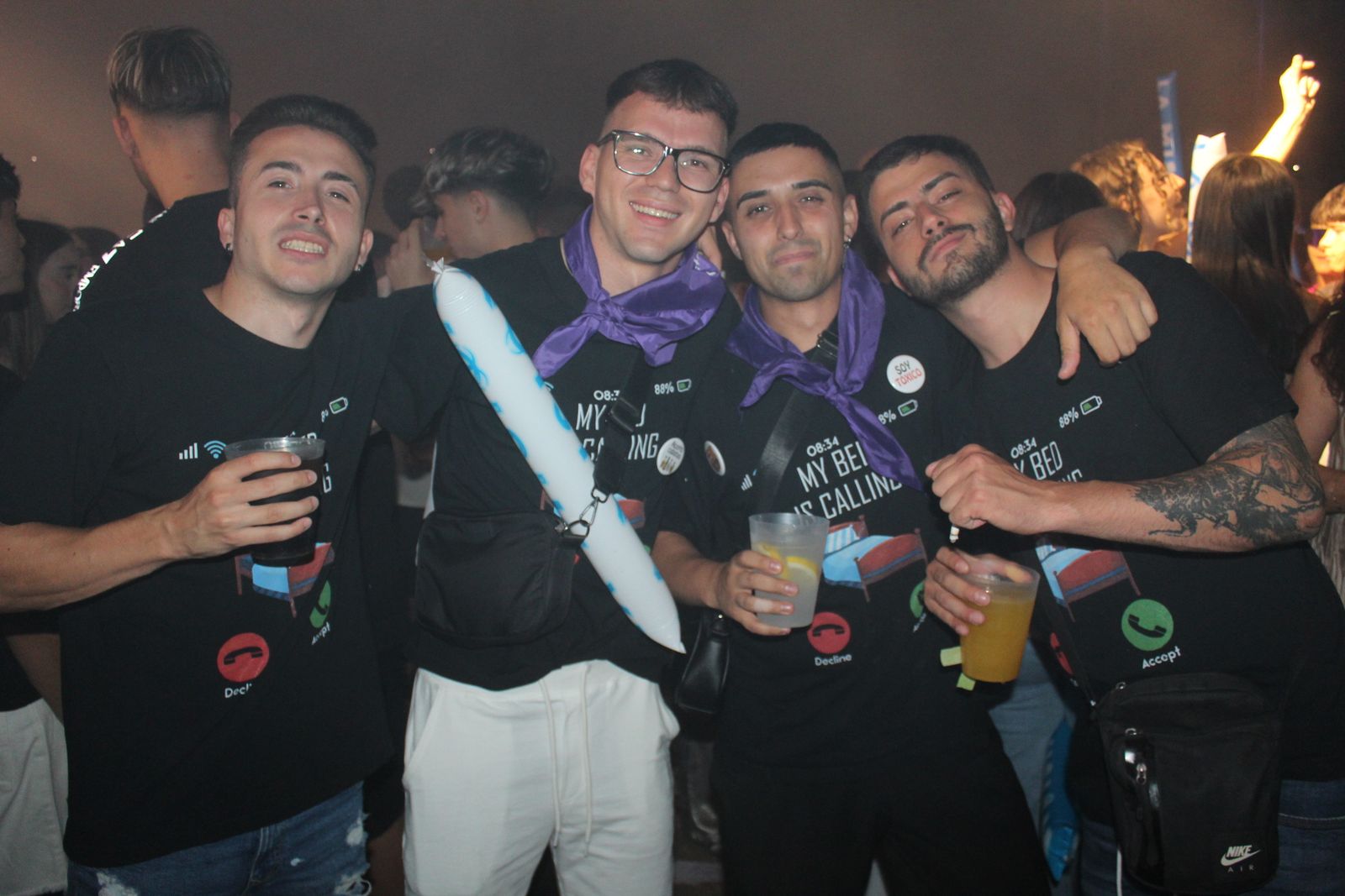 Salamanca de noche, sábado 23 de agosto