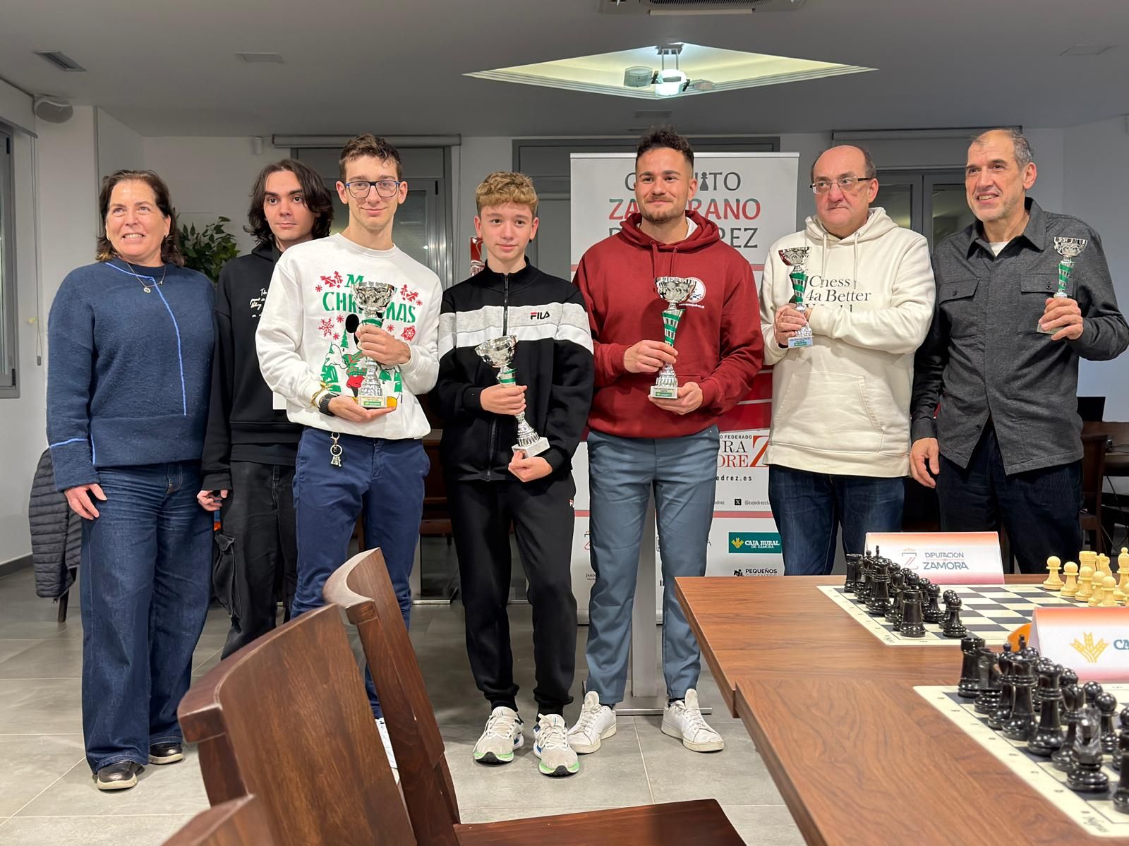 El ajedrez zamorano despide 2025 a lo grande con el Torneo de Navidad
