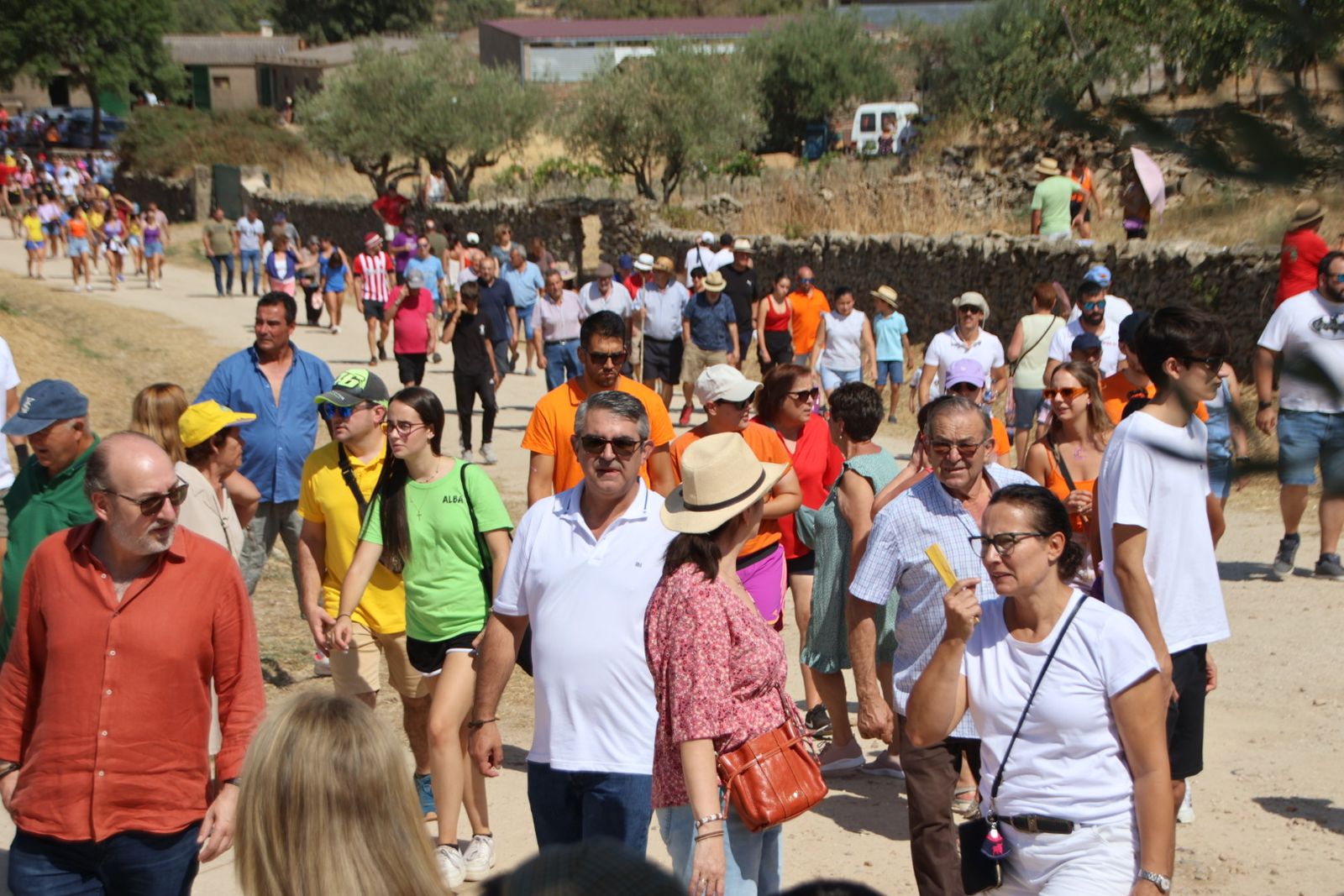 Lumbrales encierro a caballo