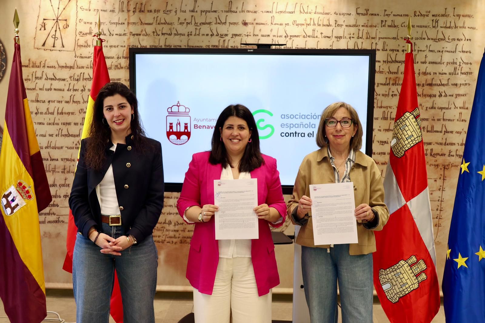 Convenio entre el Ayuntamiento de Benavente y la AECC