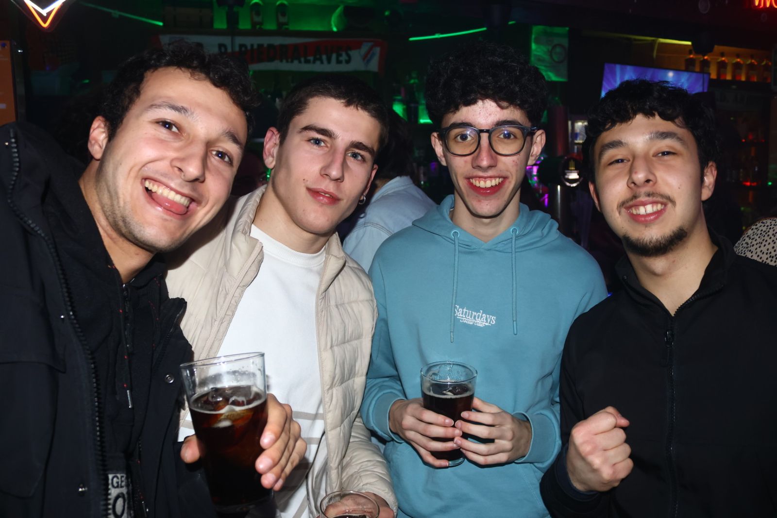 Salamanca de noche, sábado 21 de febrero