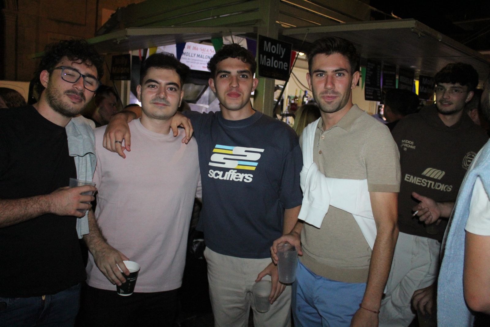 Ambiente en la Feria de Día en la tarde de este jueves