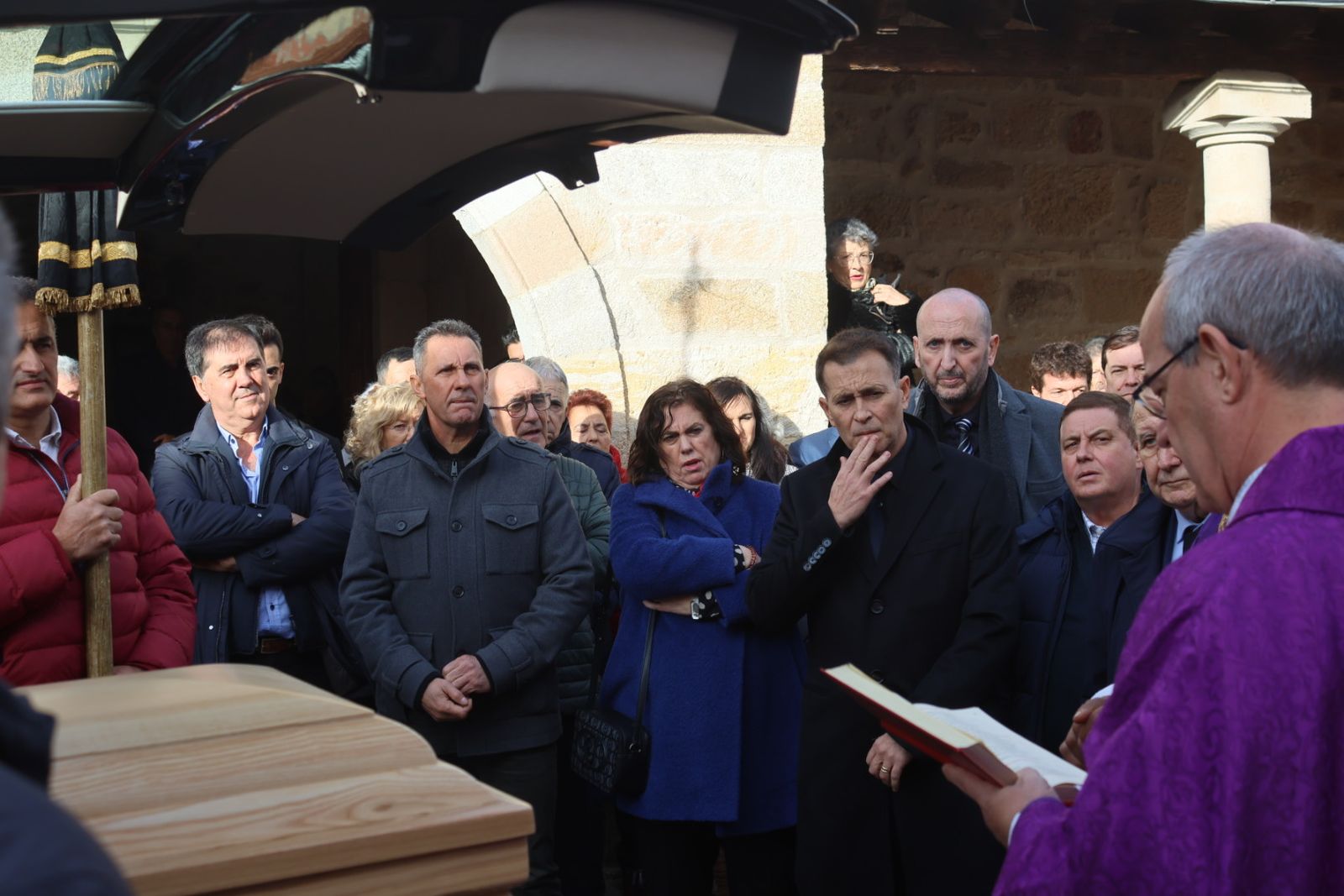 Funeral del empresario Silvestre Sánchez Sierra en Aldearrodrigo