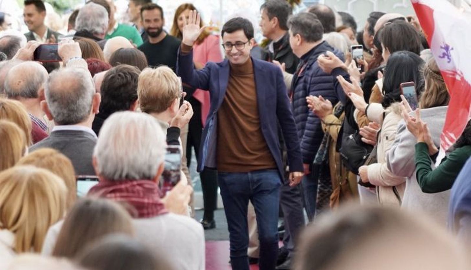 Acto político del PSOE en Valladolid con la presencia de Pedro Sánchez ICAL