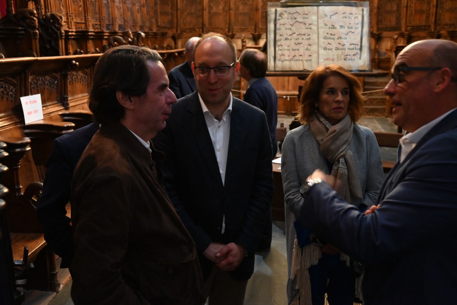 Aznar visita la Catedral, la muralla y el casco histórico de Ciudad Rodrigo