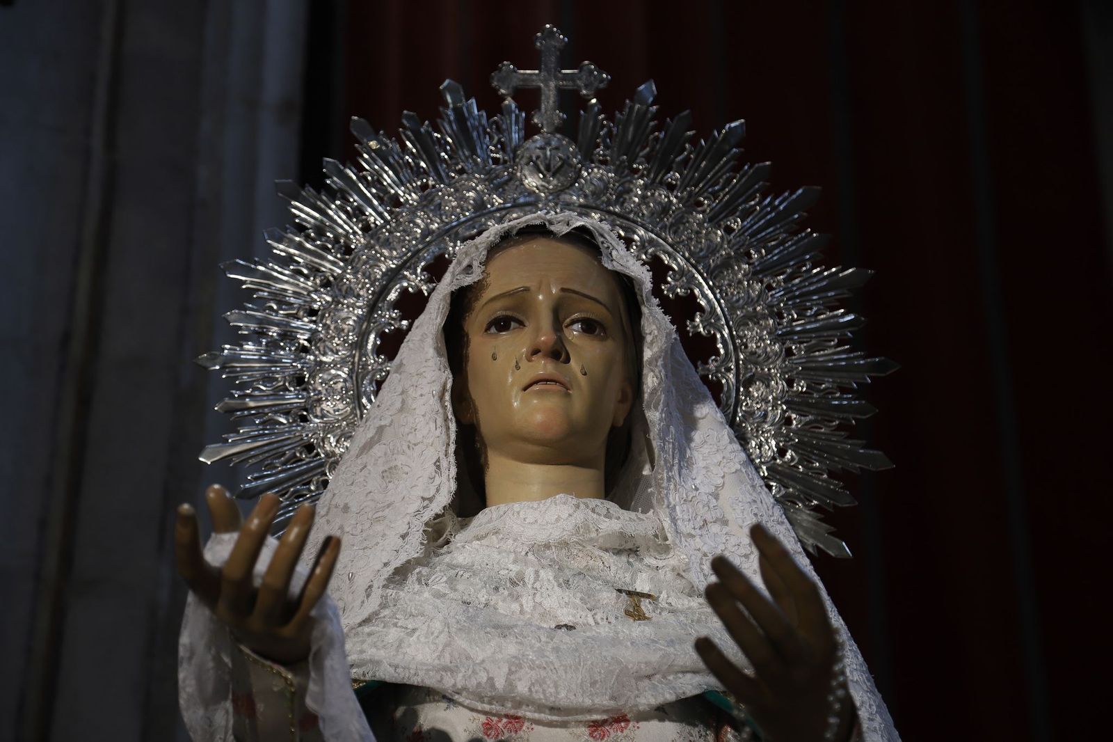 La imagen de la virgen de la Esperanza. Archivo
