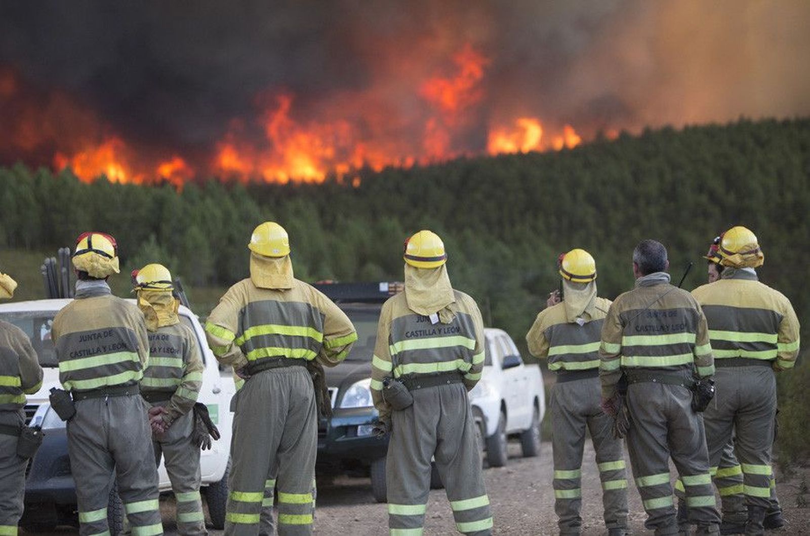 Extincion medios latedo pedroso fuego incendio