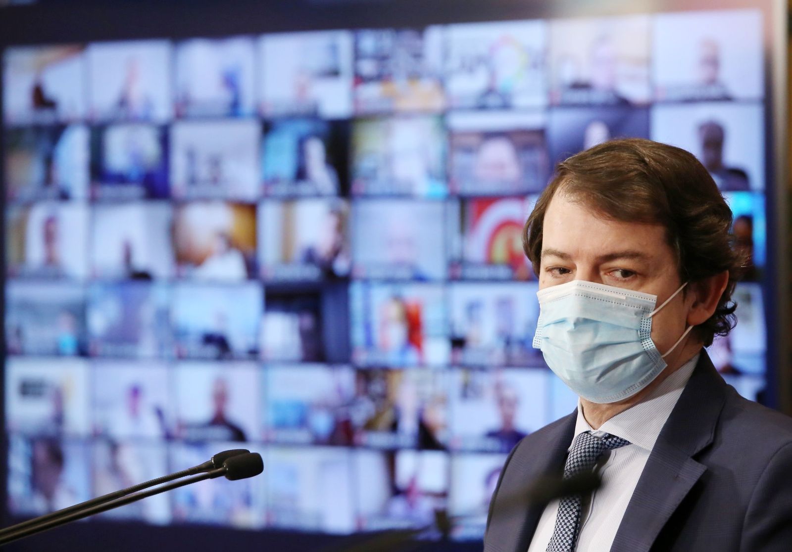 El presidente de la Junta de Castilla y León, Alfonso Fernández Mañueco. FOTO ICAL