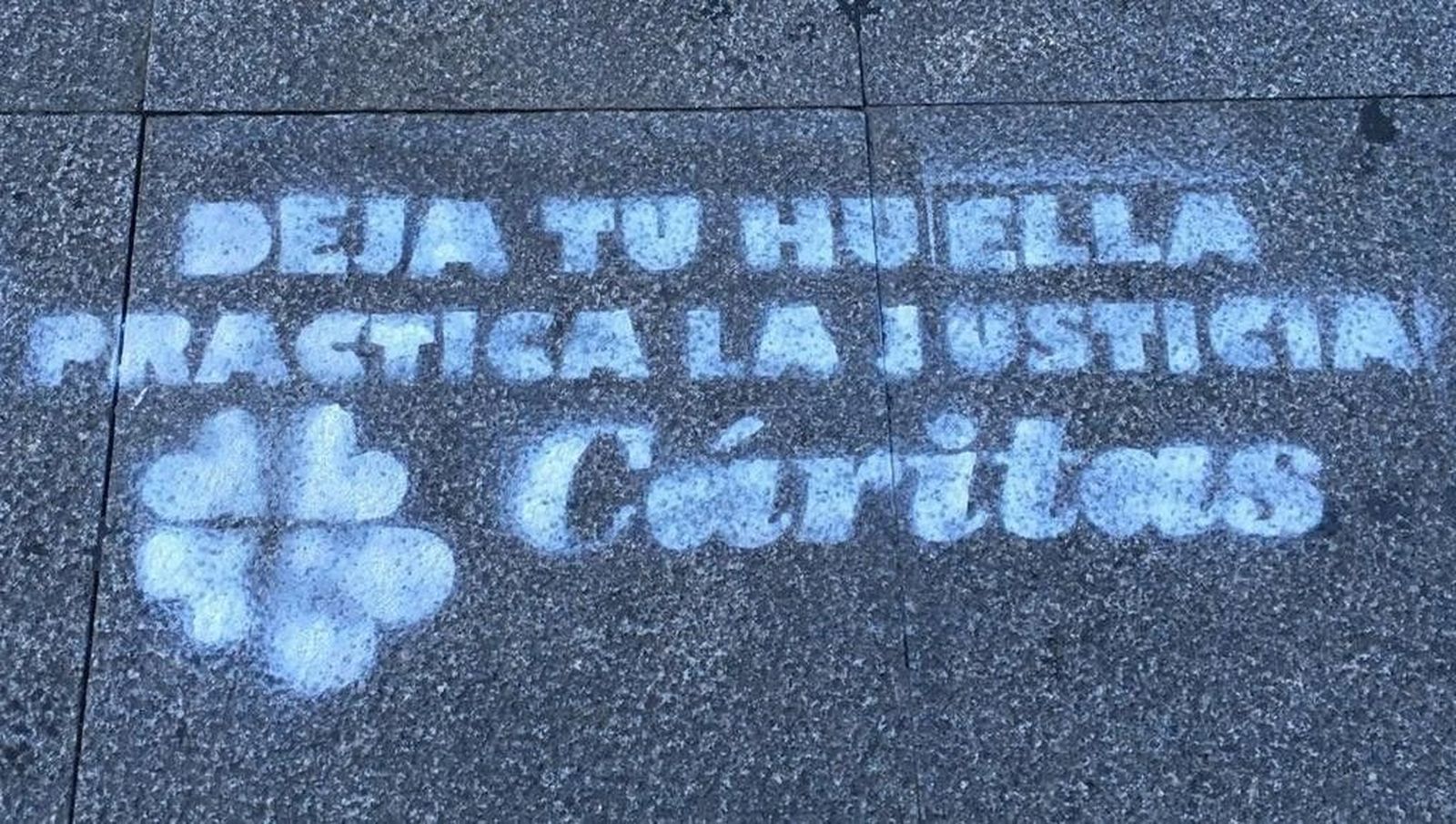 Cáritas anima a practicar la justicia social y a dejar huella por un entorno sostenible