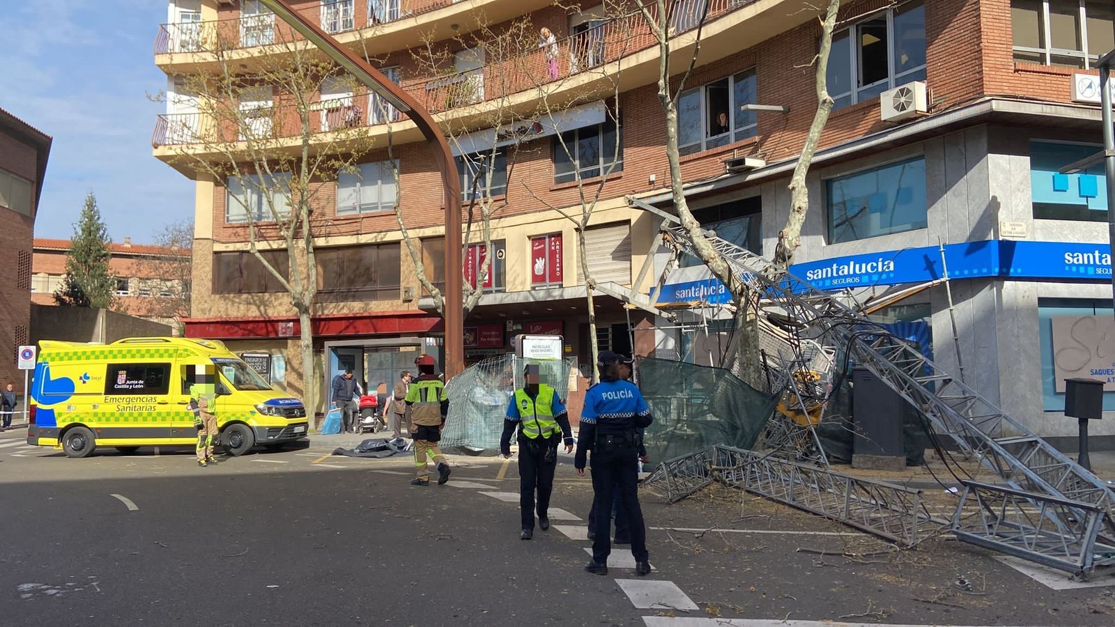 Accidente laboral en Zamora en 2023. Archivo