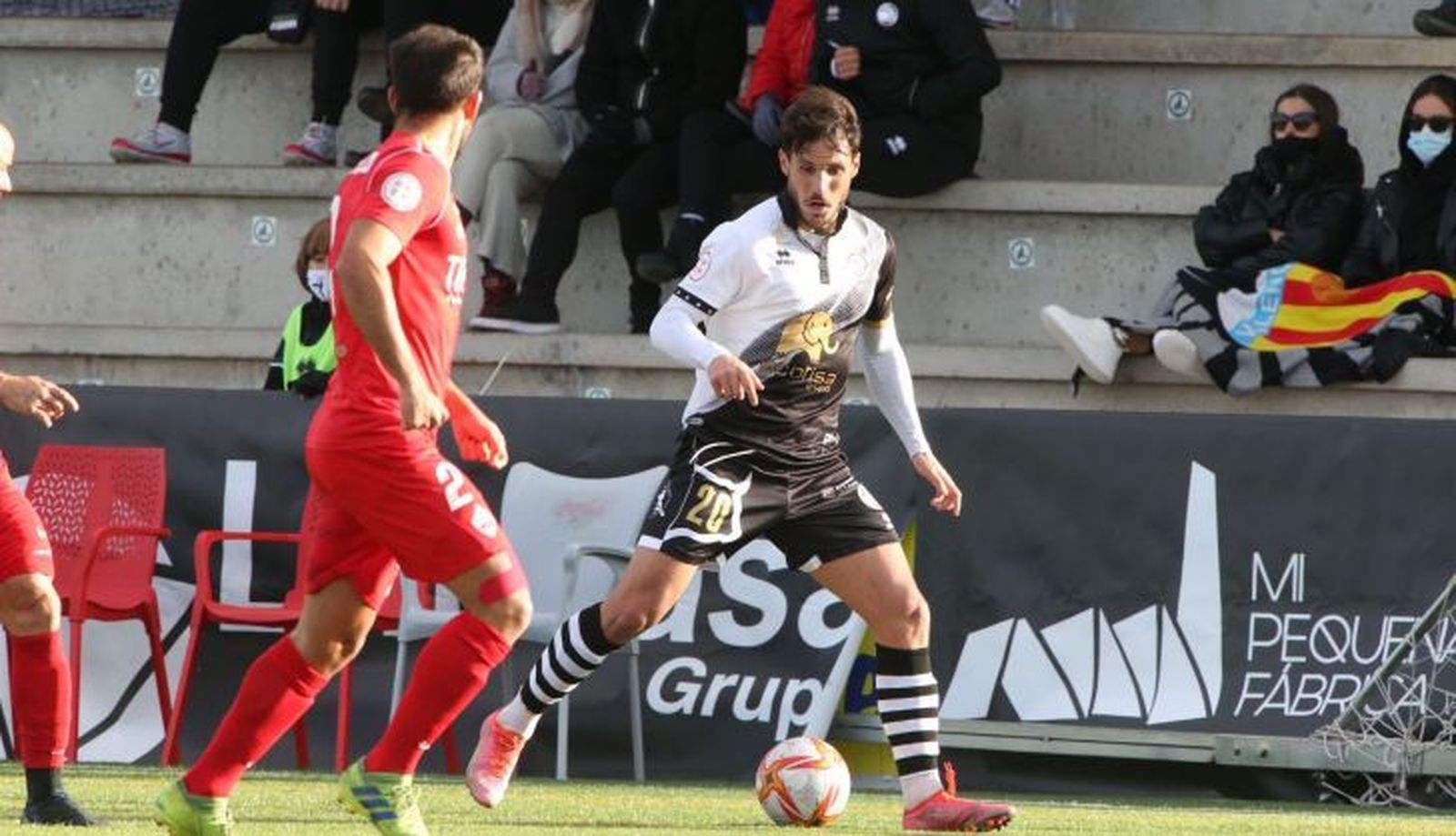 Espina, en el choque ante la UD San Sebastián de los Reyes / FOTO SALAMANCA24HORAS.COM