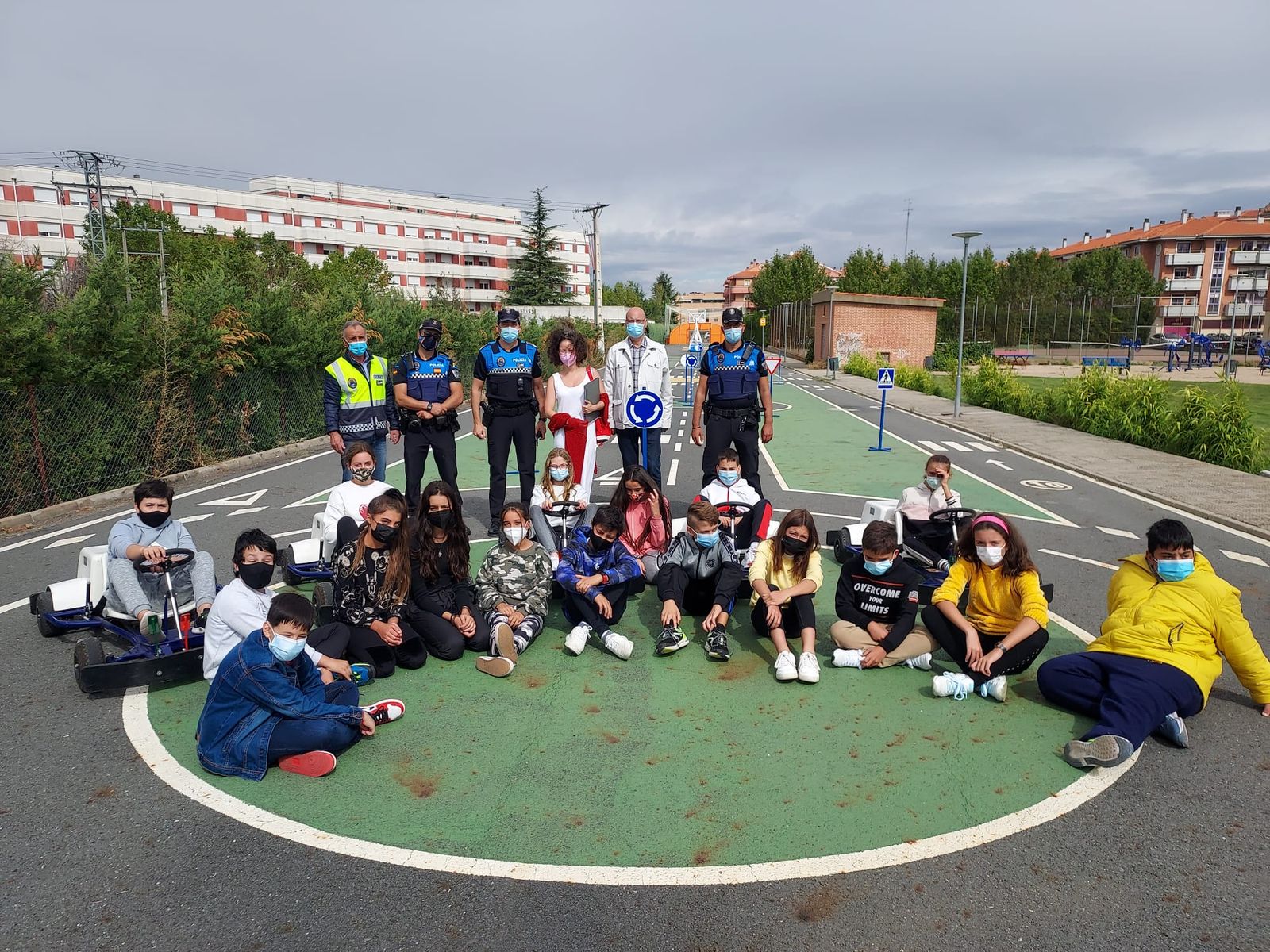 Participantes en la última actividad de la Semana de la Movilidad