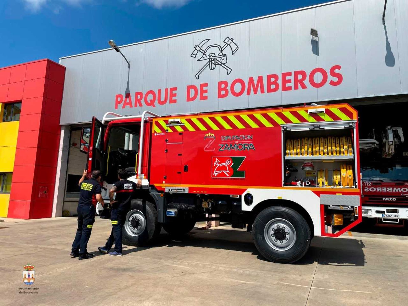 Nueva autobomba para los bomberos de Benavente