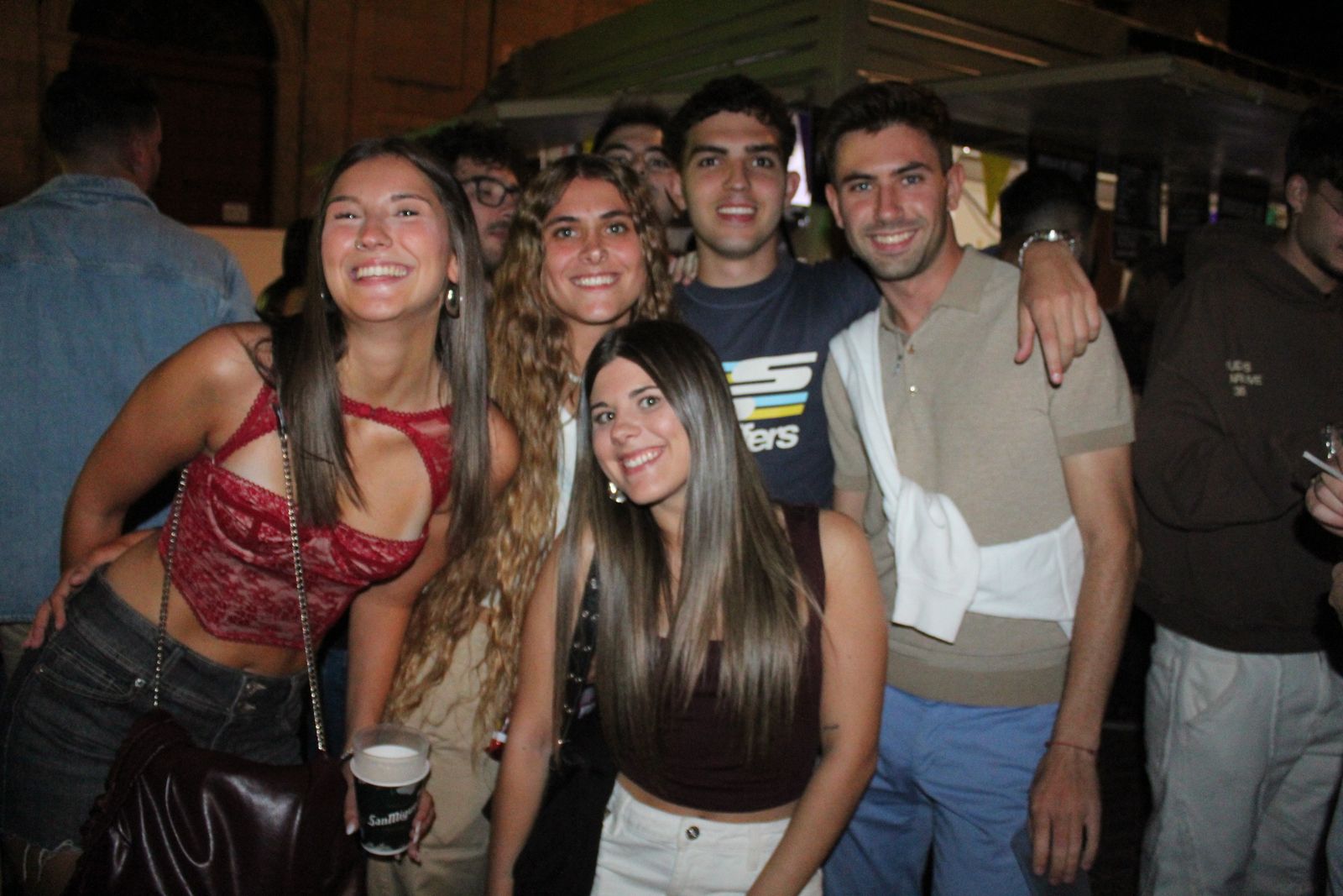 Ambiente en la Feria de Día en la tarde de este jueves