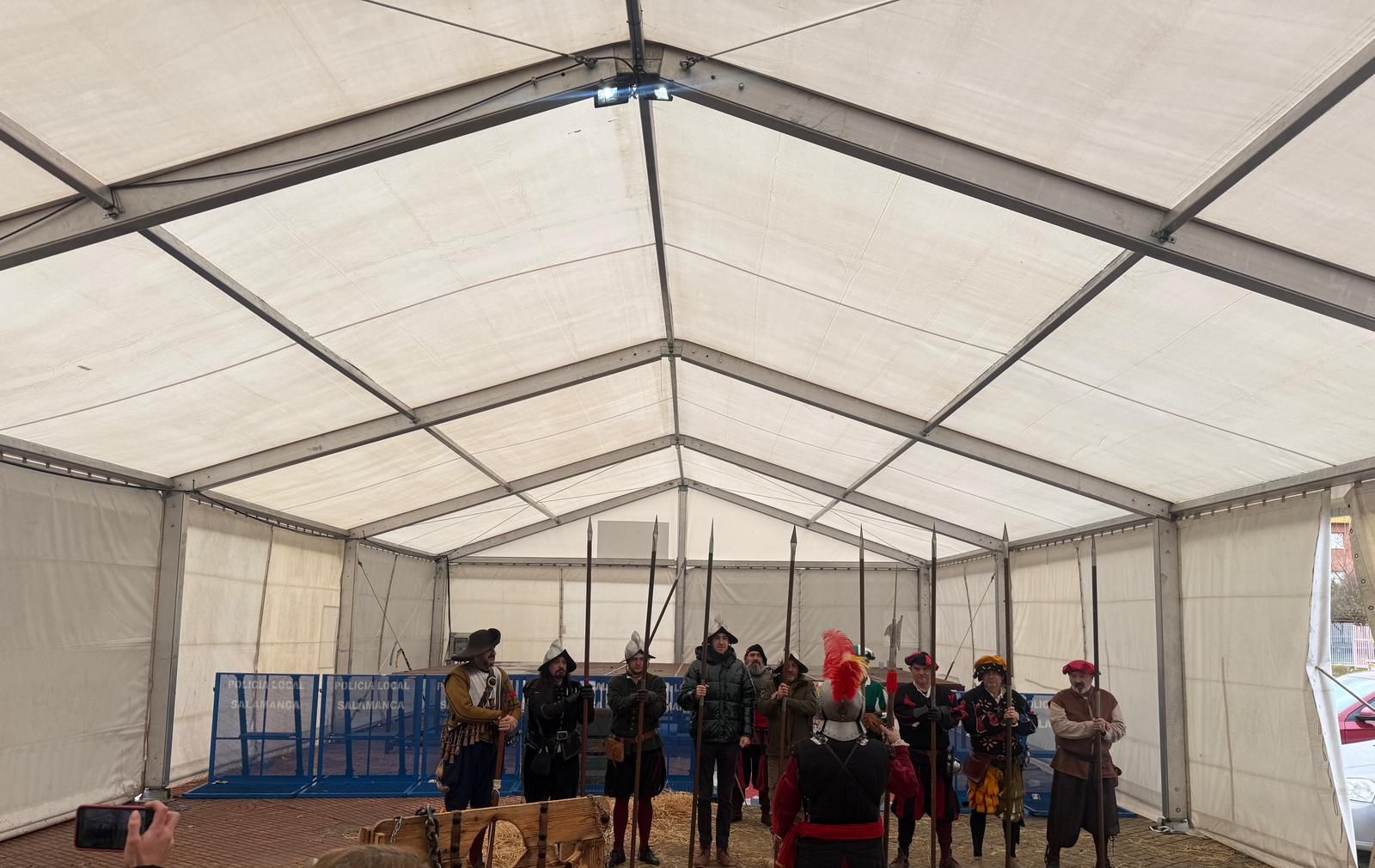 Campamento de los tercios en Santa Marta de Tormes