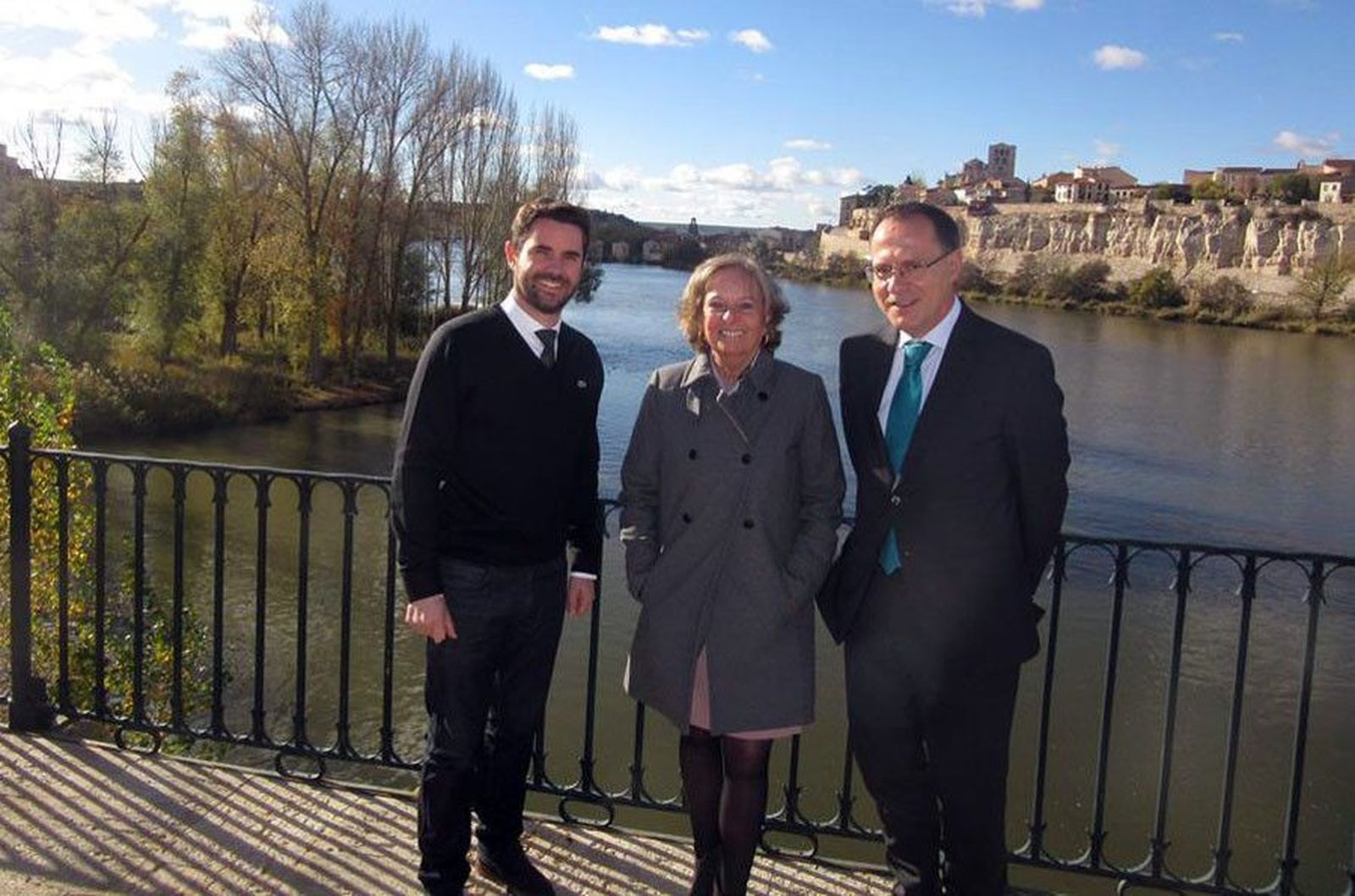 Ayto. Zamora 26 11 18 Visita Presidenta CHD Cristina Danés Riberas Duero Zamora