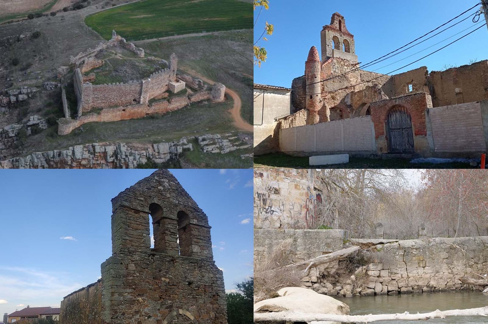 Algunos de los monumentos de la provincia de Zamora en la Lista Roja del Patrimonio de Hispania Nostra