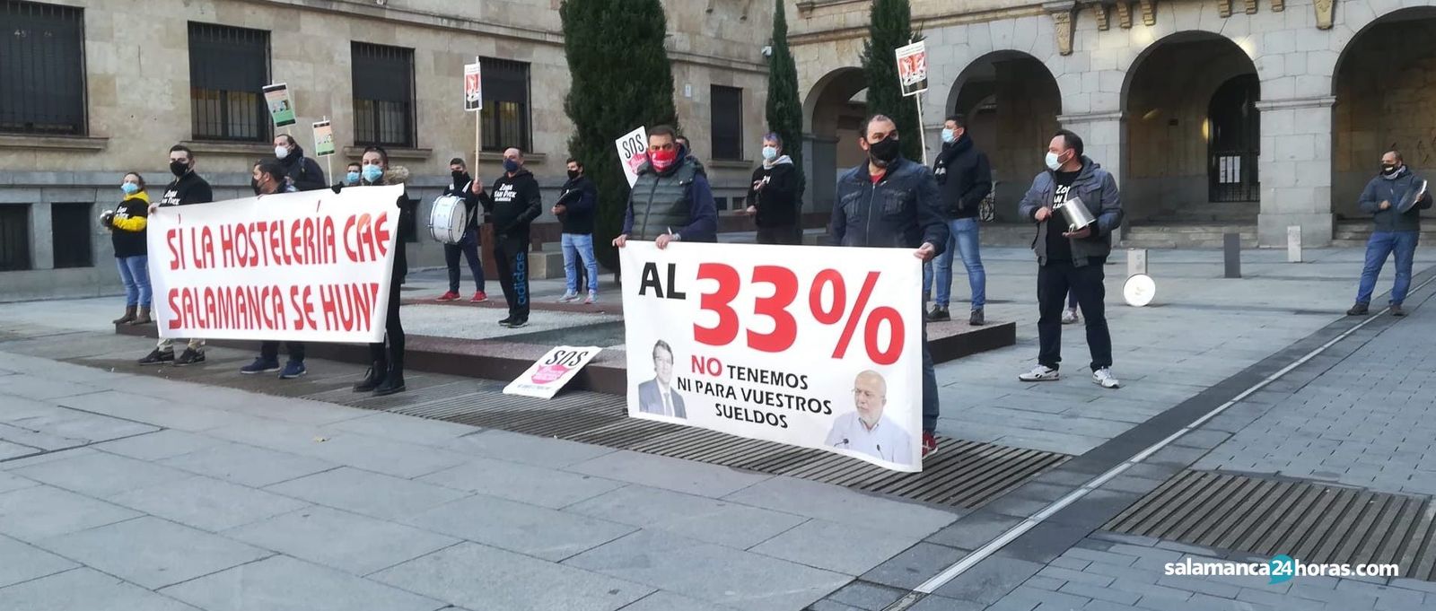 Hosteleros protesta martesWhatsApp Image 2020 12 01 at 10.06.01