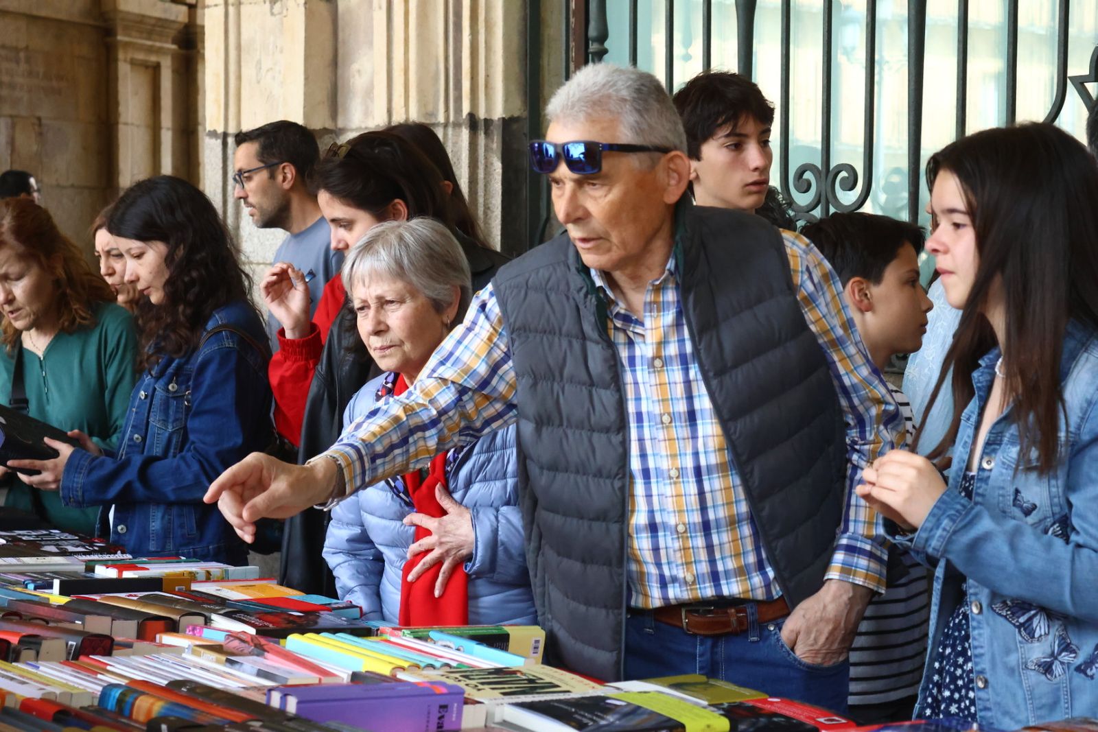 Día del Libro en la Plaza Mayor de Salamanca