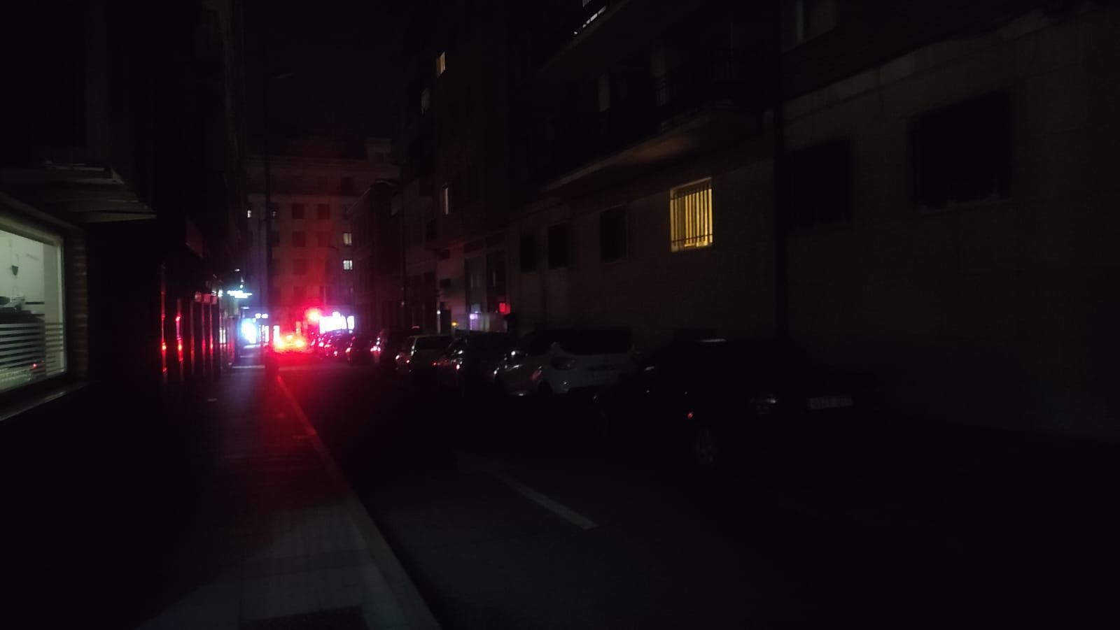 Apagón avenida Mirat