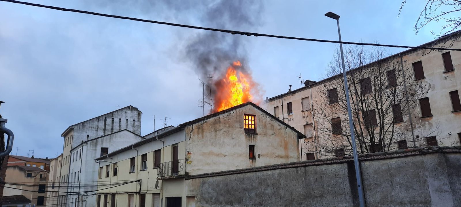 Fotografía del incedio | Foto: S24H