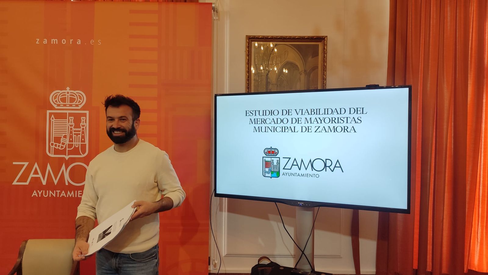 David Gago presenta el estudio de viabilidad de MercaZamora