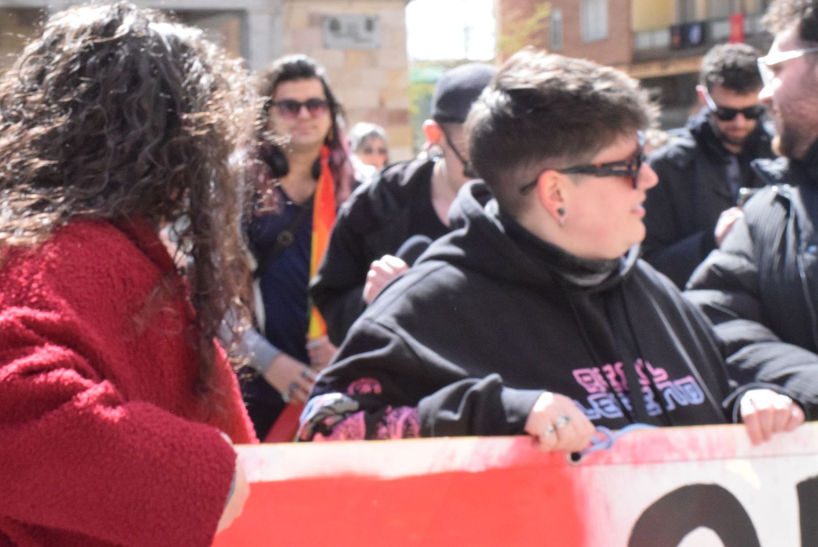 GALERÍA | La concentración en apoyo a Miss Trans Zamora tras su agresión, en imágenes