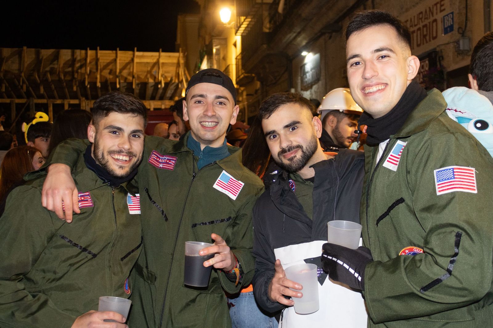 Salamanca de noche, sábado del Carnaval del Toro de Ciudad Rodrigo