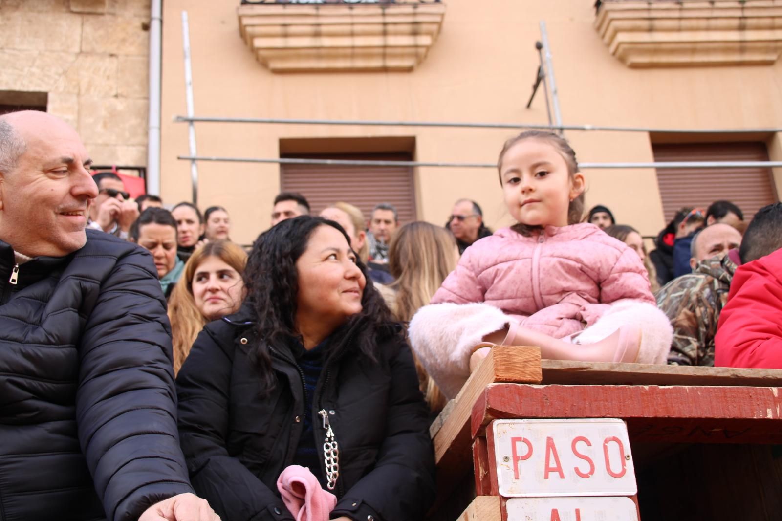 Ambiente del Encierro tradicional del lunes 17 de febrero