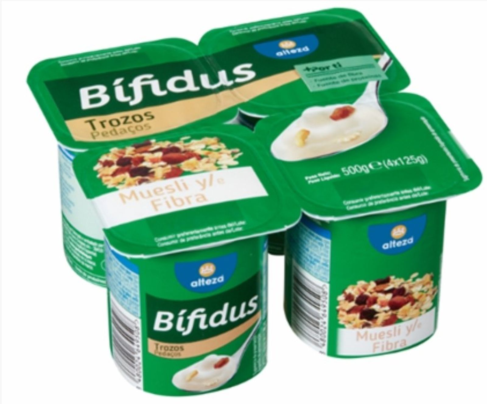 Yogur Bífidus Trozos Muesli y Fibra