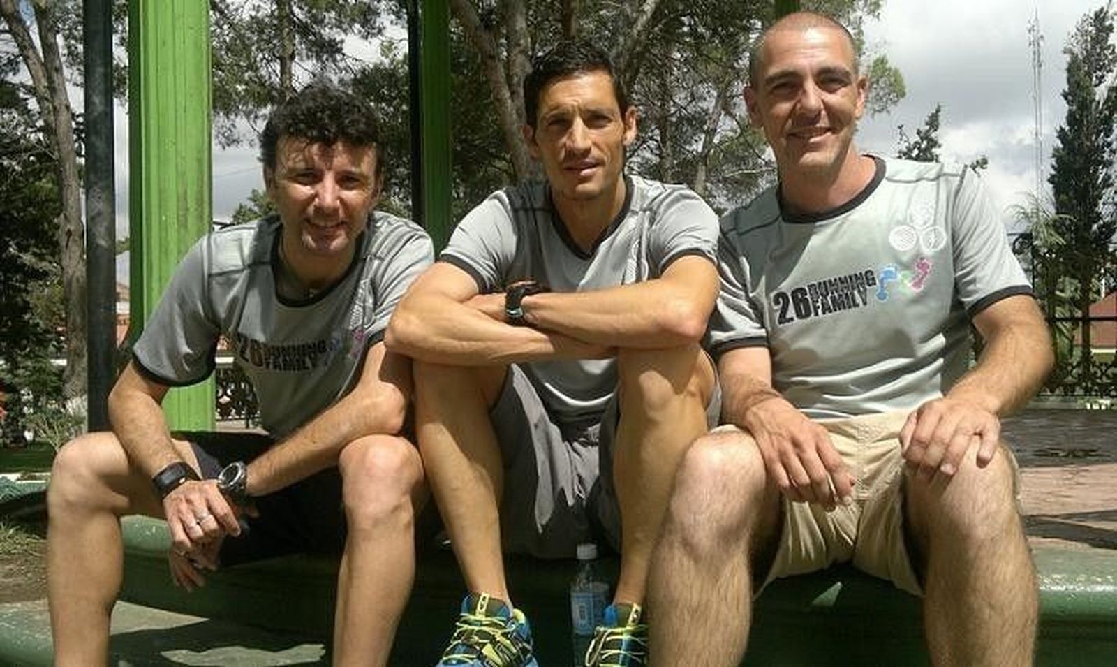 Enrique Meneses y Vicente Capitán, en la Ultra Maratón de los Cañones