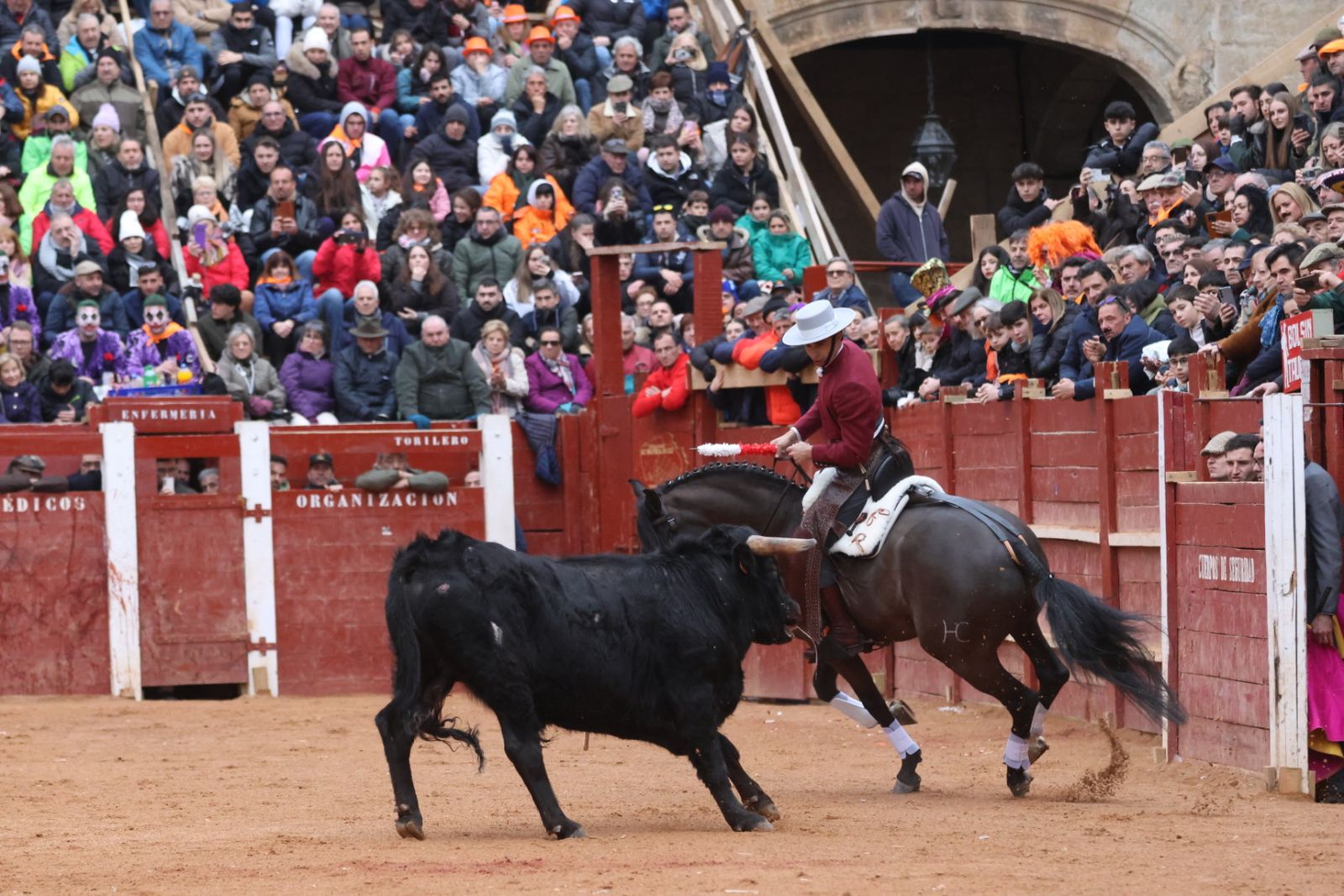 Novillada sin picadores del bolsín taurino y rejones en Ciudad Rodrigo