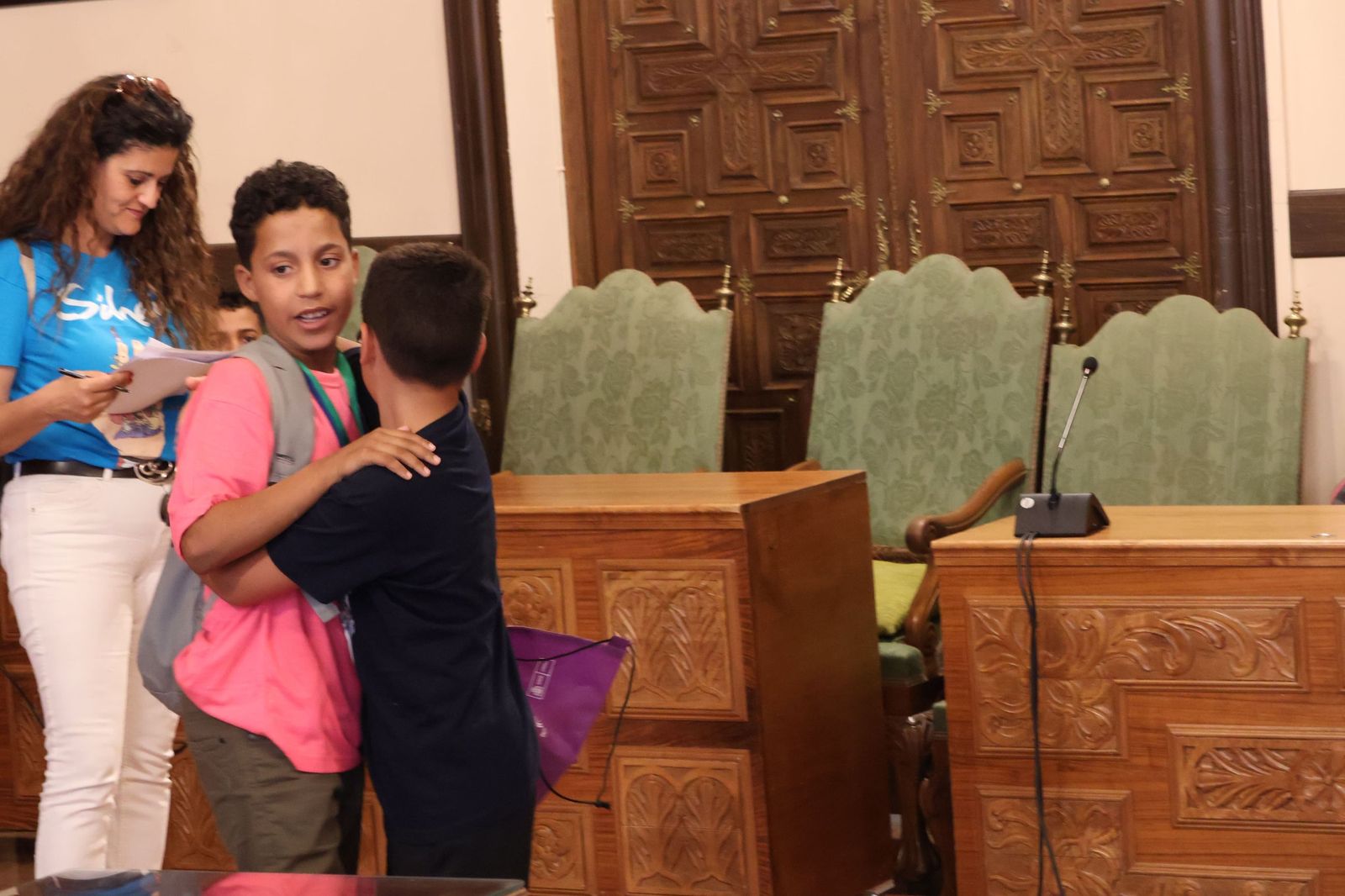 Llegada de los niños Saharauis y encuentro con las familias de acogida