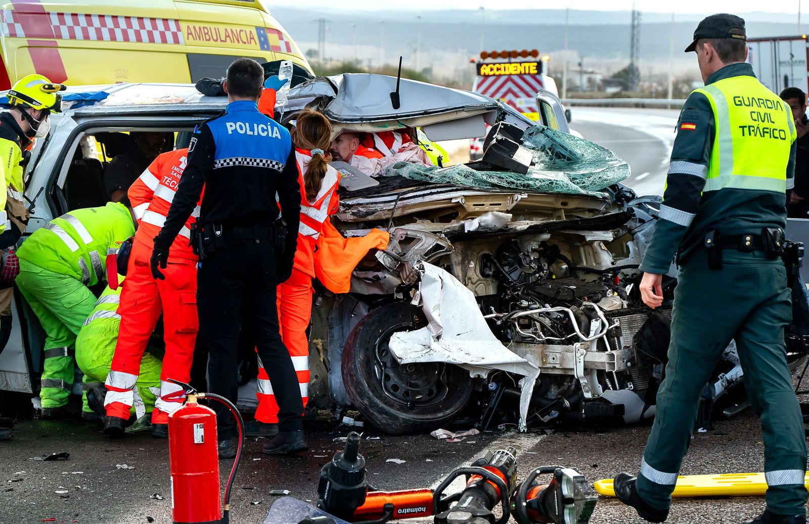 Varios heridos graves en un accidente en la A-62, en Ciudad Rodrigo