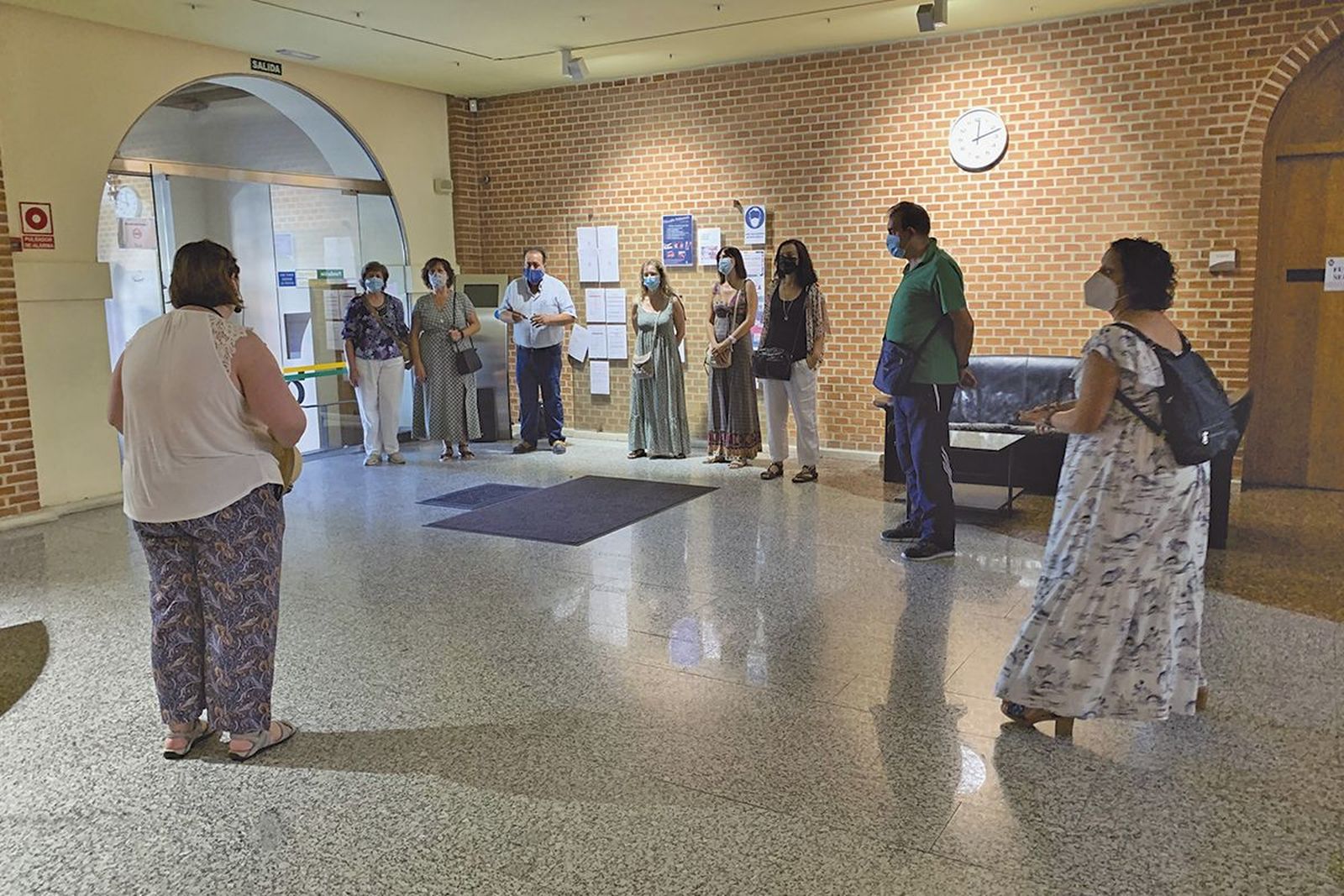Una de las visitas guiadas turísticas organizadas por la oficina municipal de turismo de Peñaranda