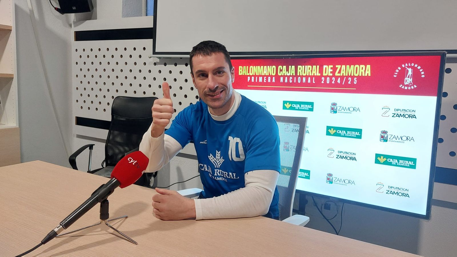 Jortos, en rueda de prensa. Archivo