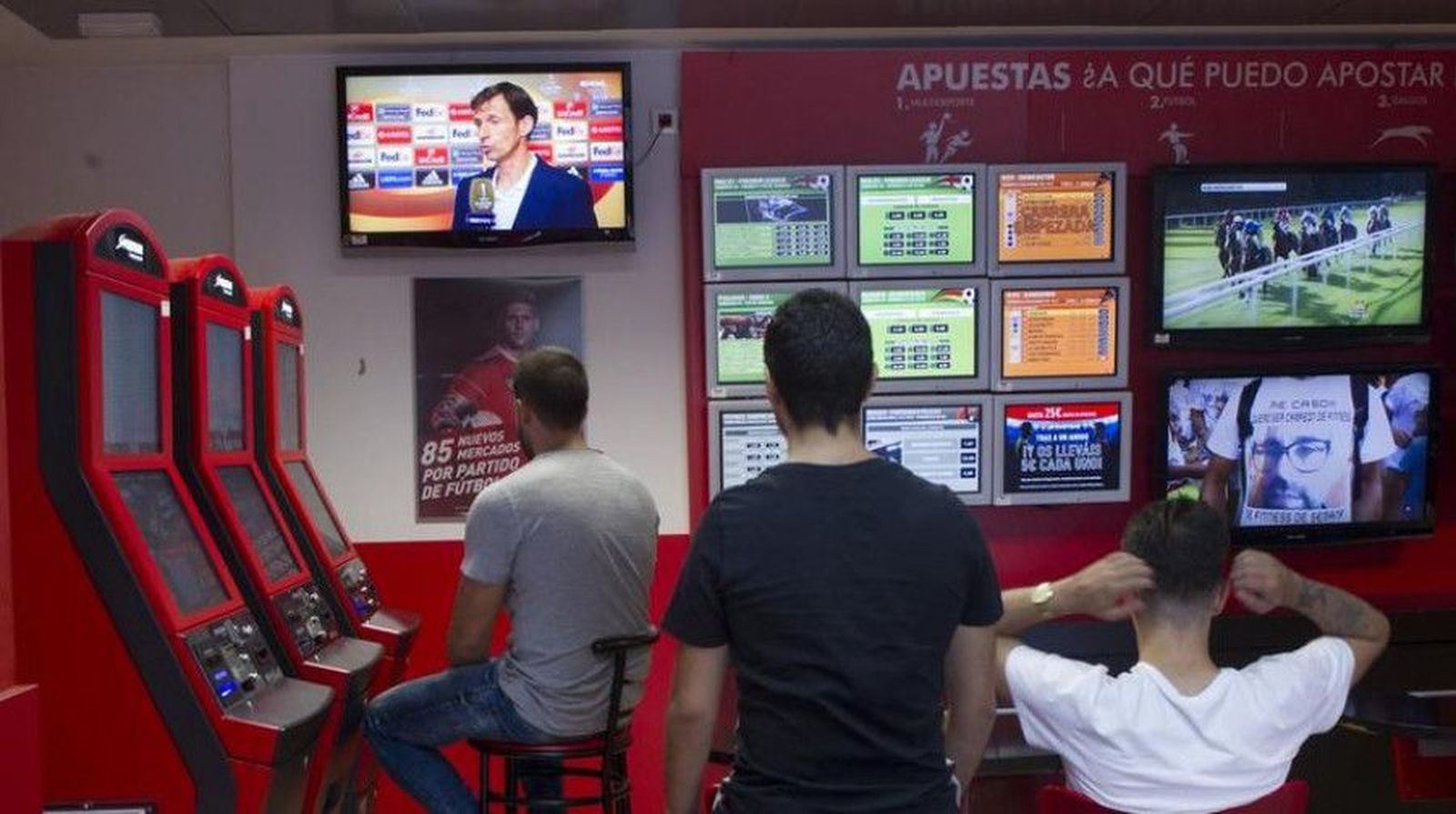 Apuestas. Salón de juego. Archivo.