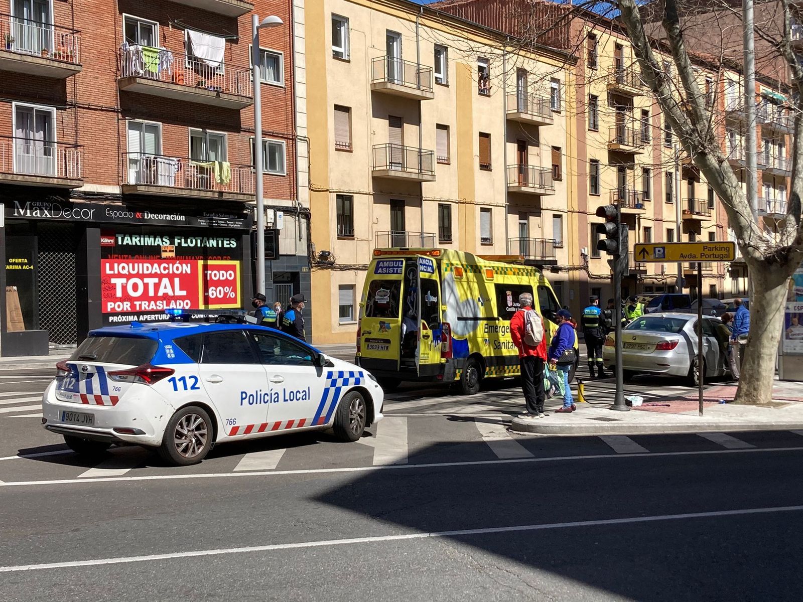 Herida una mujer de 75 años en un atropello registrado en la avenida de Portugal