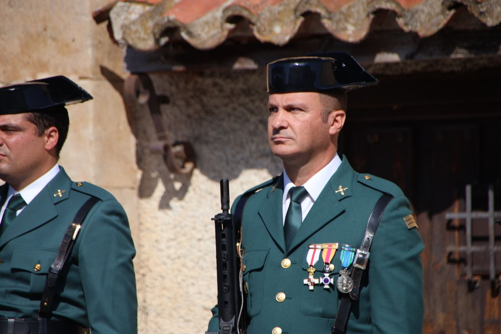 Inauguración glorieta a la Guardia Civil en Villares de la Reina