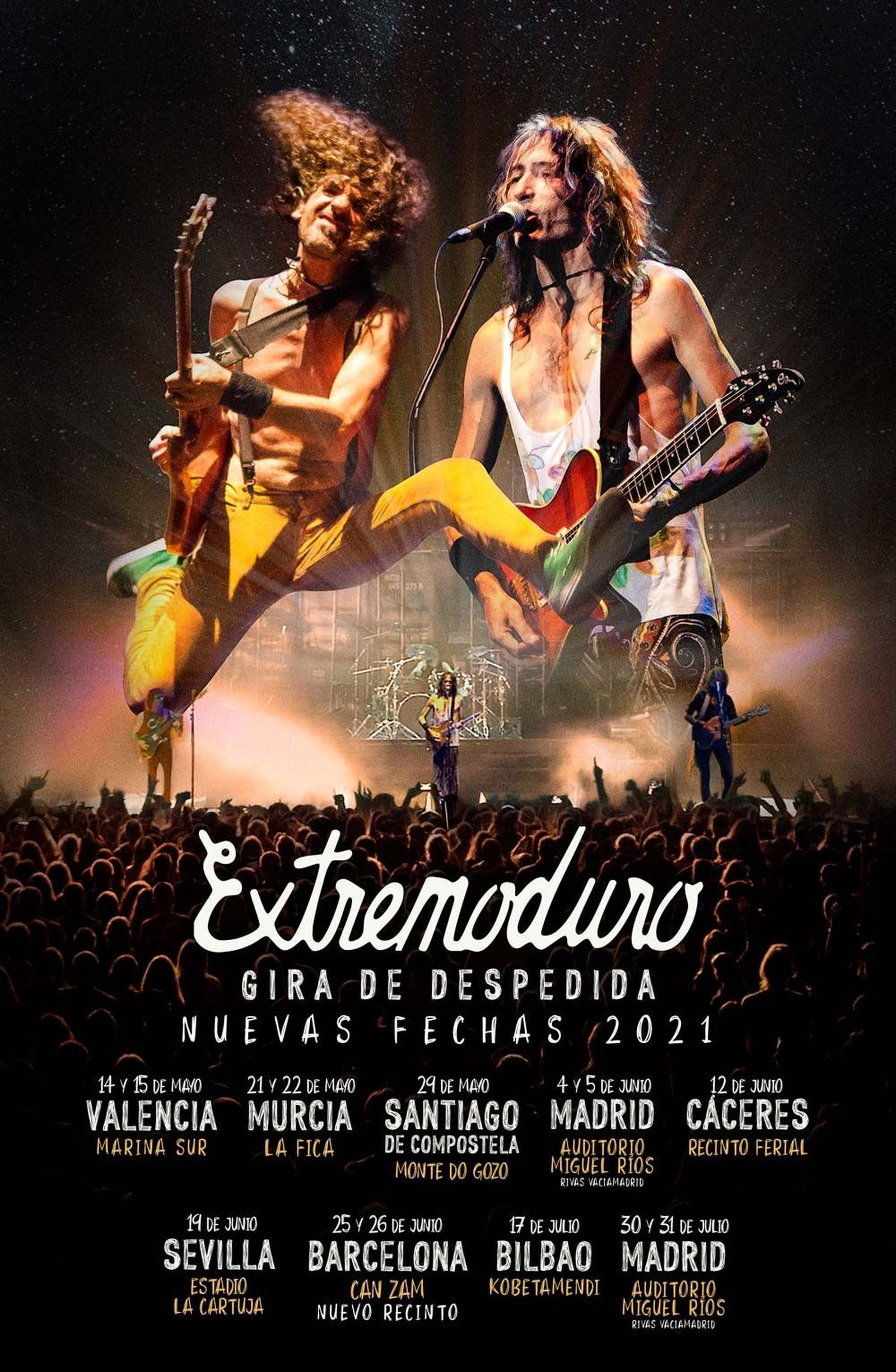 Extremoduro nuevas fechas