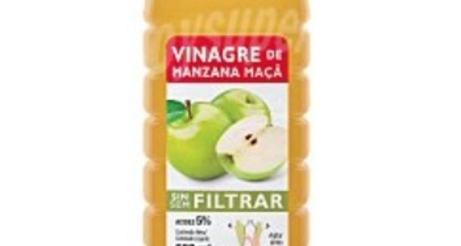 Vinagre de manzana de la marca Hacendado