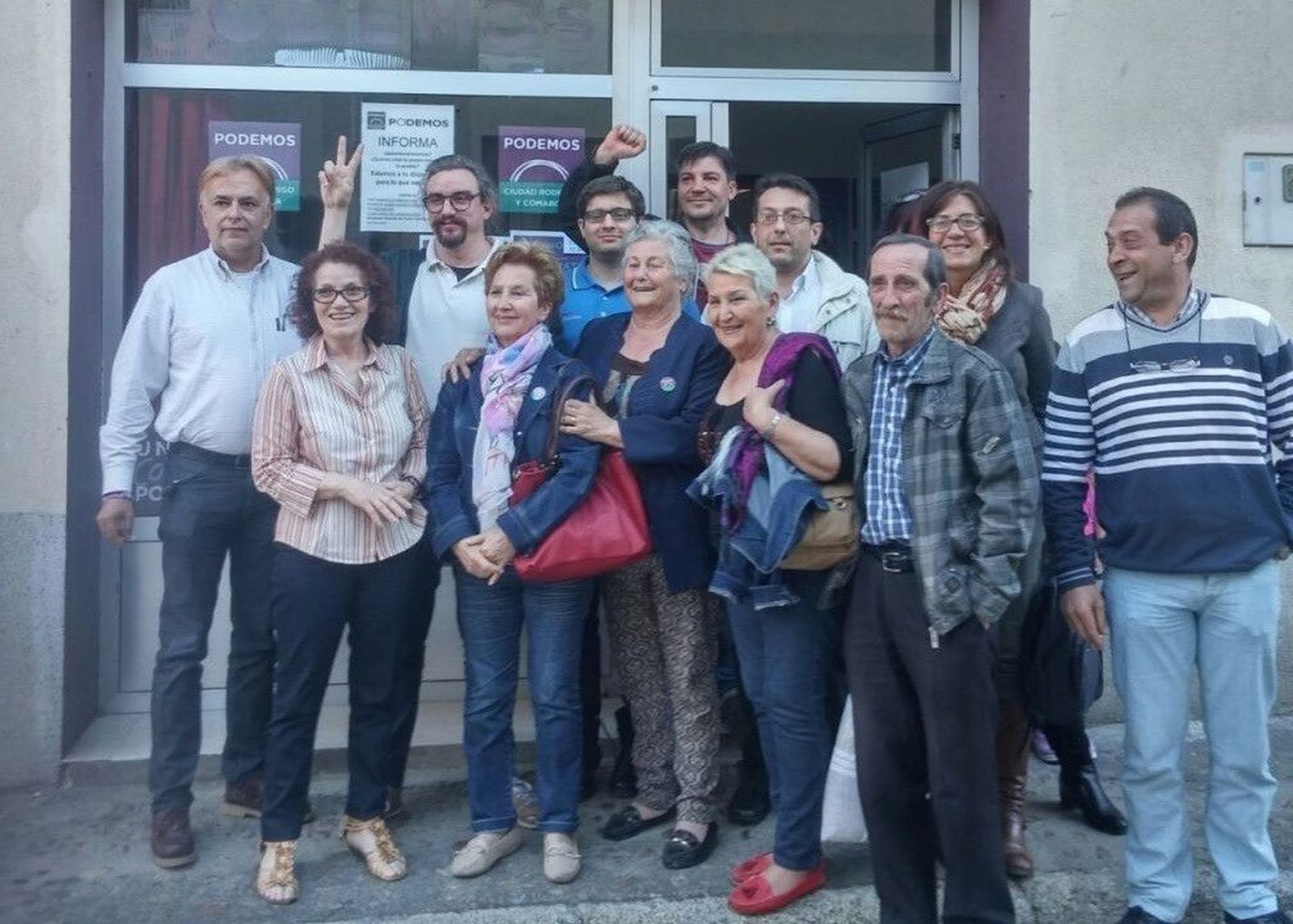 Visita de Jorge Lago al Círculo local de Podemos